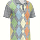 Mason – kurzarm-poloshirt im vintage-farbblock-design