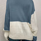 Ollie - pullover mit rundhalsausschnitt und farbblöcken