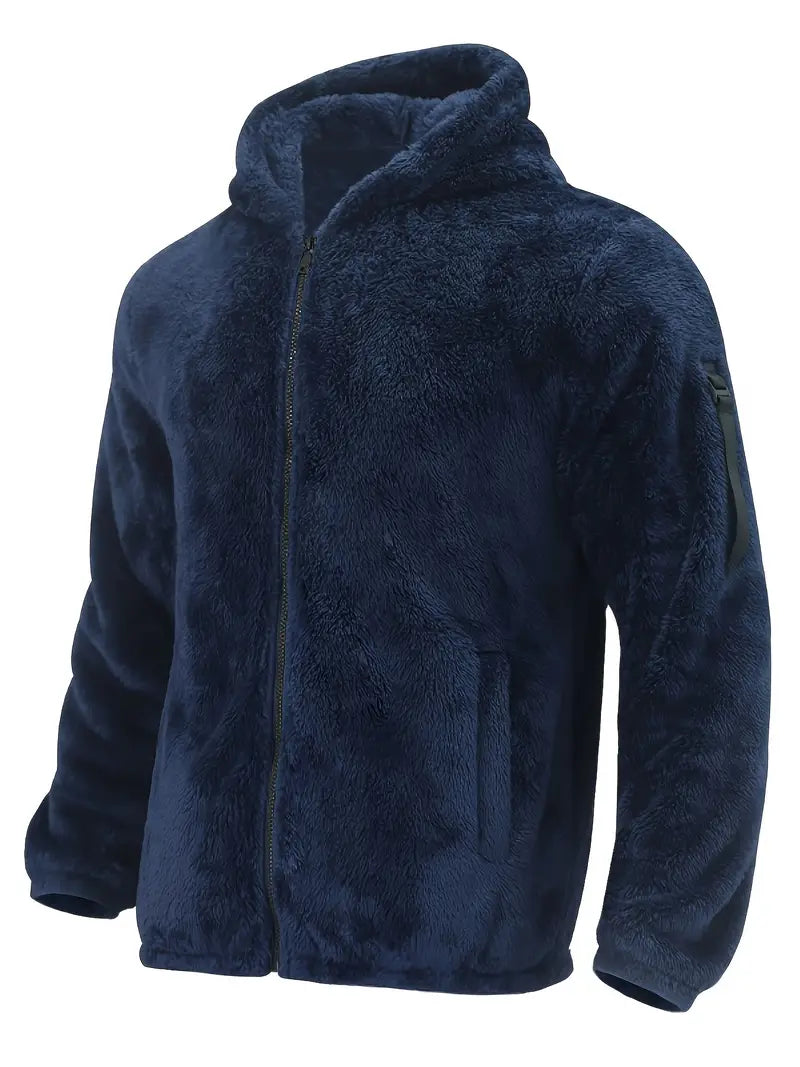 Gregory – flauschige reibverschlussjacke für herren