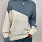 Ollie - pullover mit rundhalsausschnitt und farbblöcken