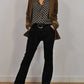 Zara - bluse mit v-ausschnitt