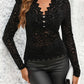 Mia – elegantes langarm-t-shirt mit v-ausschnitt