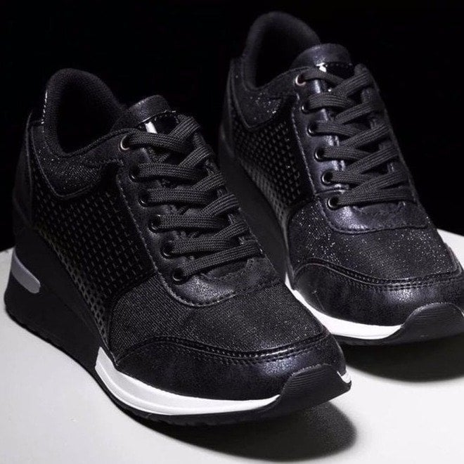 Trendige High-Heel-Sneaker mit Keildesign Für Frauen Mivona