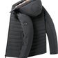 Eli – stylische winterjacke für herren – warme, wattierte leecejacke mit kapuze