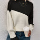 Heather - pullover mit farbblockdesign