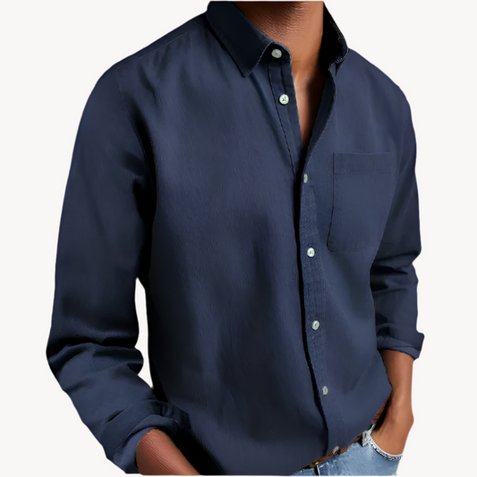 Maxime - lässiges herrenhemd im entspannten und dennoch eleganten design