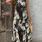 Victoria – tanktop-kleid mit blumendruck und rundhalsausschnitt