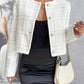 Eleganter karierter blazer mit knöpfen – avari