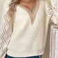 Eudora - lässiger pullover mit langen armeln