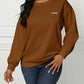 Olivia – lässiger lockerer waffelpullover