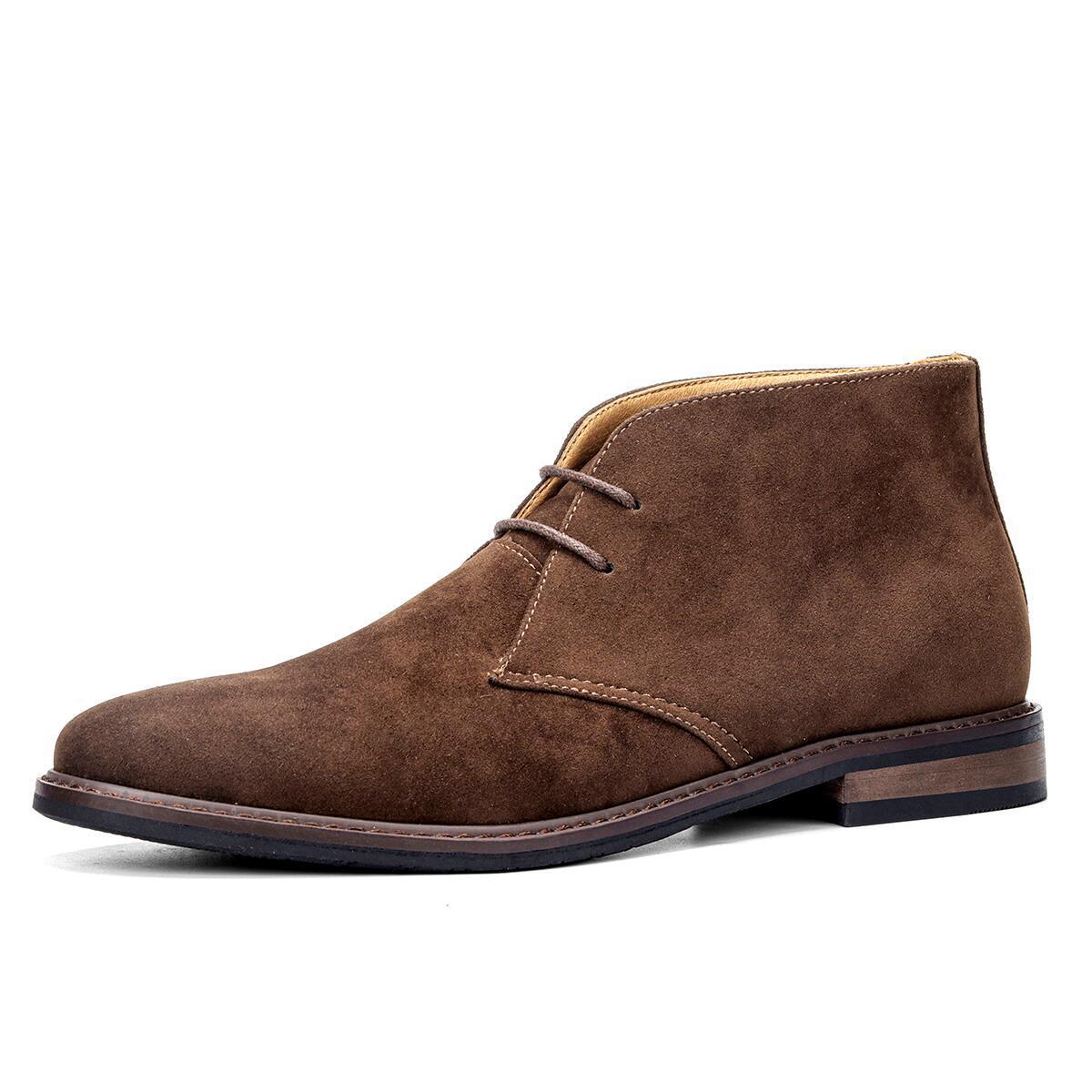 Klassische wüstenstiefel für herren im vintage-stil