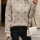 Chloe – pullover mit polka-dot-muster