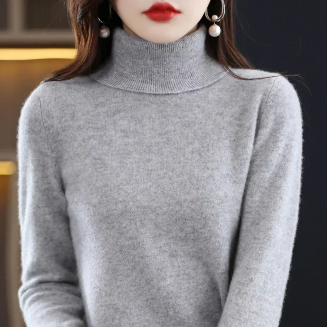 Mode - rollkragenpullover aus angenehmem kaschmir