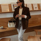 Monika – klassischer wildlederblazer