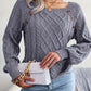 Natalie – lässiger pullover mit rundhalsausschnitt