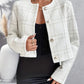 Eleganter karierter blazer mit knöpfen – avari
