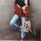 Emily – pullover mit farbblock-rundhalsausschnitt
