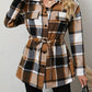 Ashley – schicker karierter langarmmantel