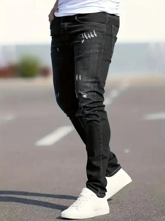 Mateo – lässige ripped-jeans für herren