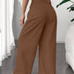 Avery – lässige, einfarbige hose mit weitem bein