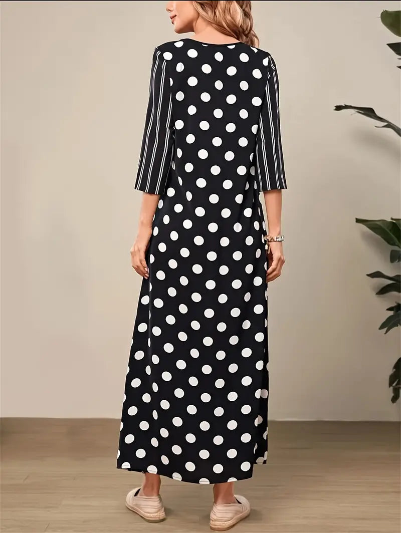 Lucy – langärmliges a-linien-kleid für den frühling