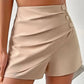Isabella – asymmetrische fake-button-shorts für frühling und sommer