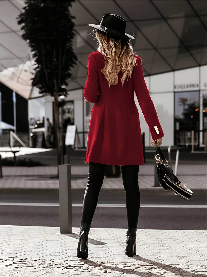 Clara |schlanker wollmantel