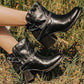 Stylische Lederstiefel mit modernem Design Für Frauen Mivona