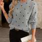 Gabriela – langärmliger poker-dot-pullover
