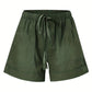 Emily – shorts mit elastischem bund und kordelzug für frühling/sommer