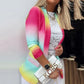 Thanea | damen langarm tie dye blazer