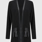 Modisch – jacke in schlichter patchwork-tasche