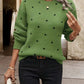 Chloe – pullover mit polka-dot-muster