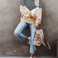 Grace – langärmliger pullover mit rundhalsausschnitt