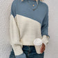 Jessica – farbblock-pullover