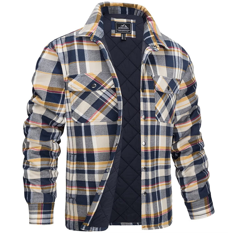 James - kuschelige flanell-komfortjacke für herren