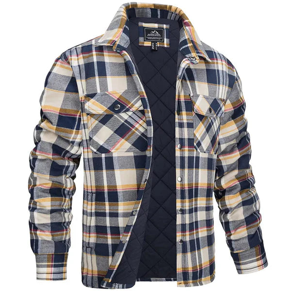 Darius – herren-holzfällerjacke im karo-design