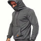 Brandon – trendiger kapuzenpullover mit maske für männer