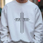 Kevin – faith cross-print-pullover für männer