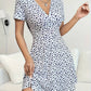 Victoria – elegantes kleid mit allover-print