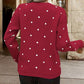 Chloe – pullover mit polka-dot-muster
