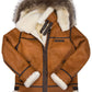 Meti - schafsfelljacke mit fellkapuze