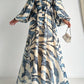 Zola - maxikleid mit gürtel