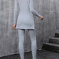 Evelyn – stylisches langarm-t-shirt und hosen-outfit