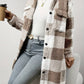 Olivia – teddyjacke mit karomuster