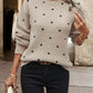 Chloe – pullover mit polka-dot-muster