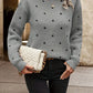 Chloe – pullover mit polka-dot-muster