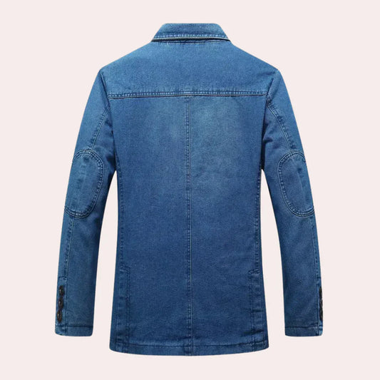 Logan - stilvoller klassischer jeansblazer für den modernen mann