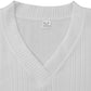 Andrew – set aus bequem sitzendem strickoberteil mit v-ausschnitt und passenden shorts
