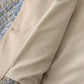 Tweedjacken mit fransen, knöpfen und praktischen taschen für damen